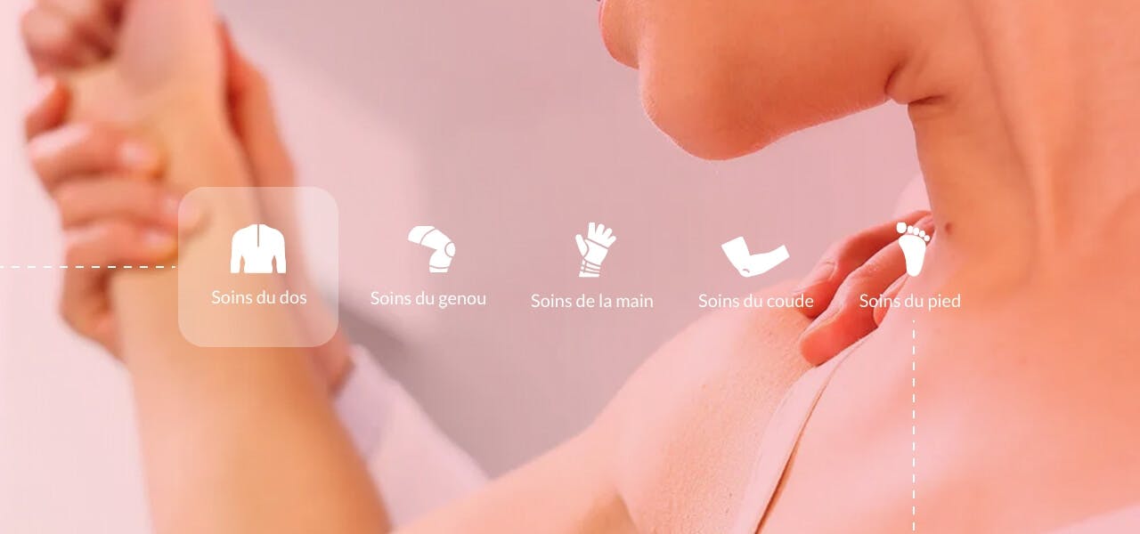 Présentation du menu du site internet de Gibaud