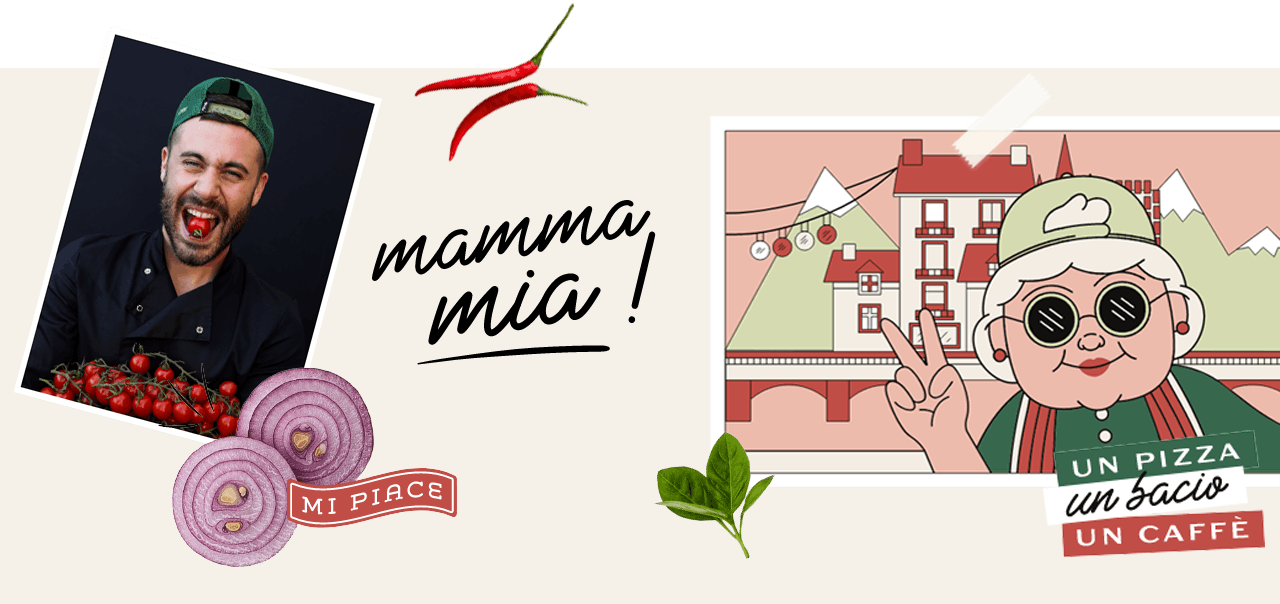Extraits d'éléments de la charte graphique du site internet de Dalla Nonna