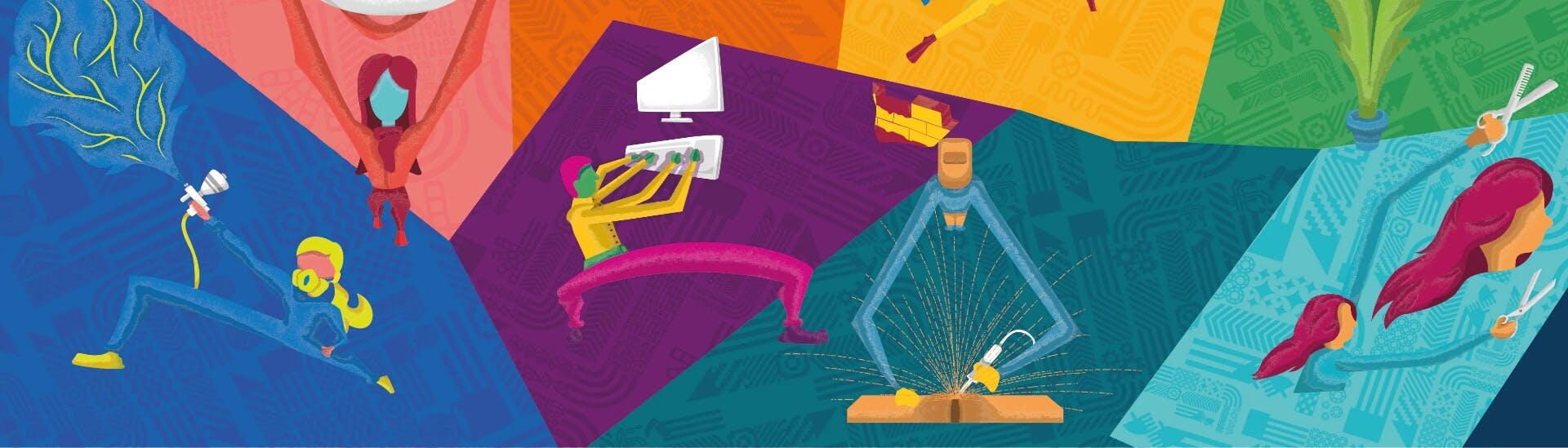 Affiche de l'évènement des Worldskills France